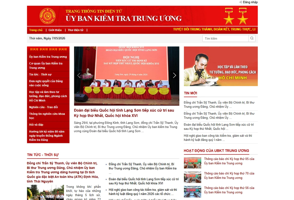 Cảnh báo nhiều tài khoản mạng xã hội giả mạo Ủy ban Kiểm tra Trung ương