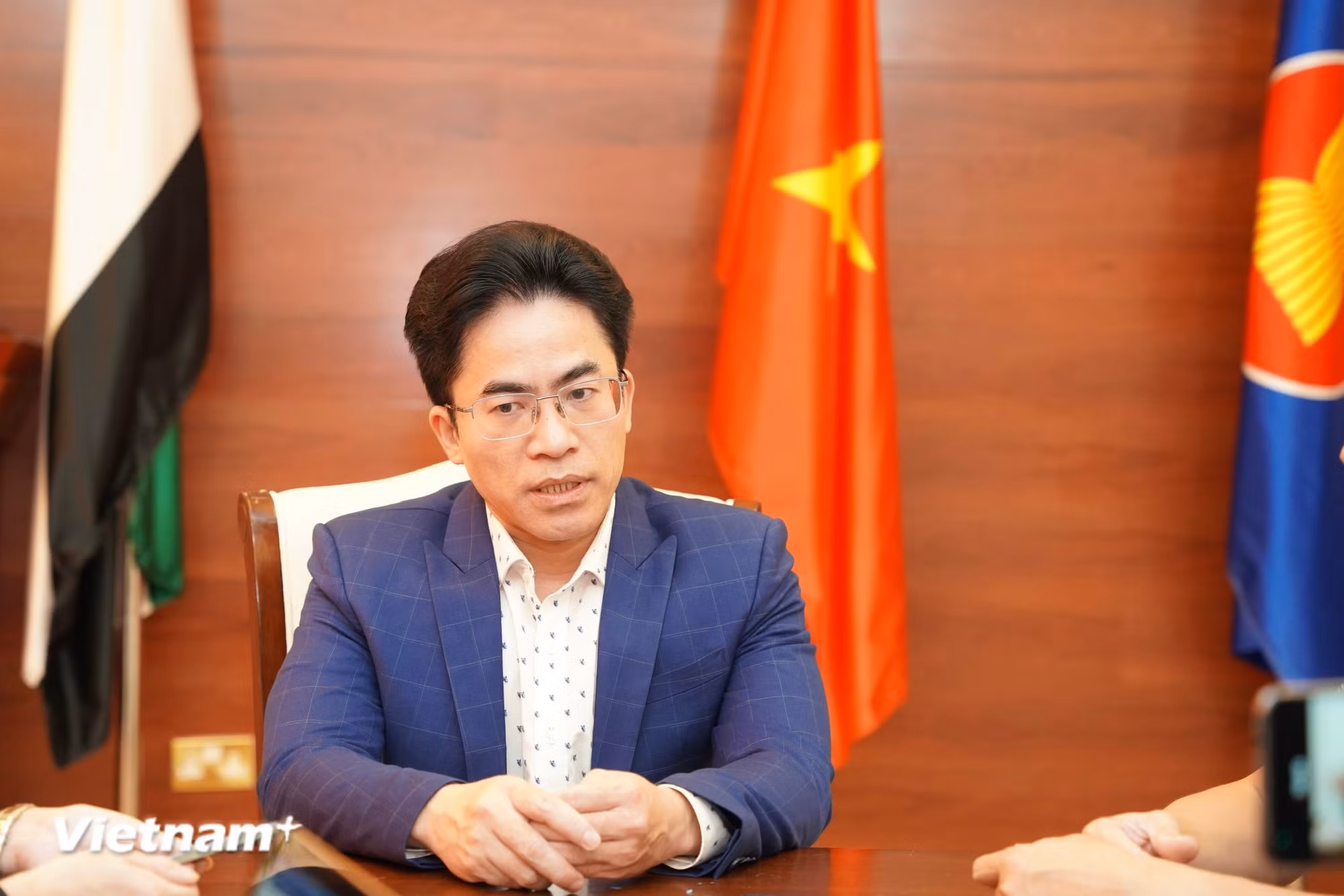 Ông Nguyễn Thanh Diệp - Đại sứ Việt Nam tại UAE. (Ảnh: PV/Vietnam+)