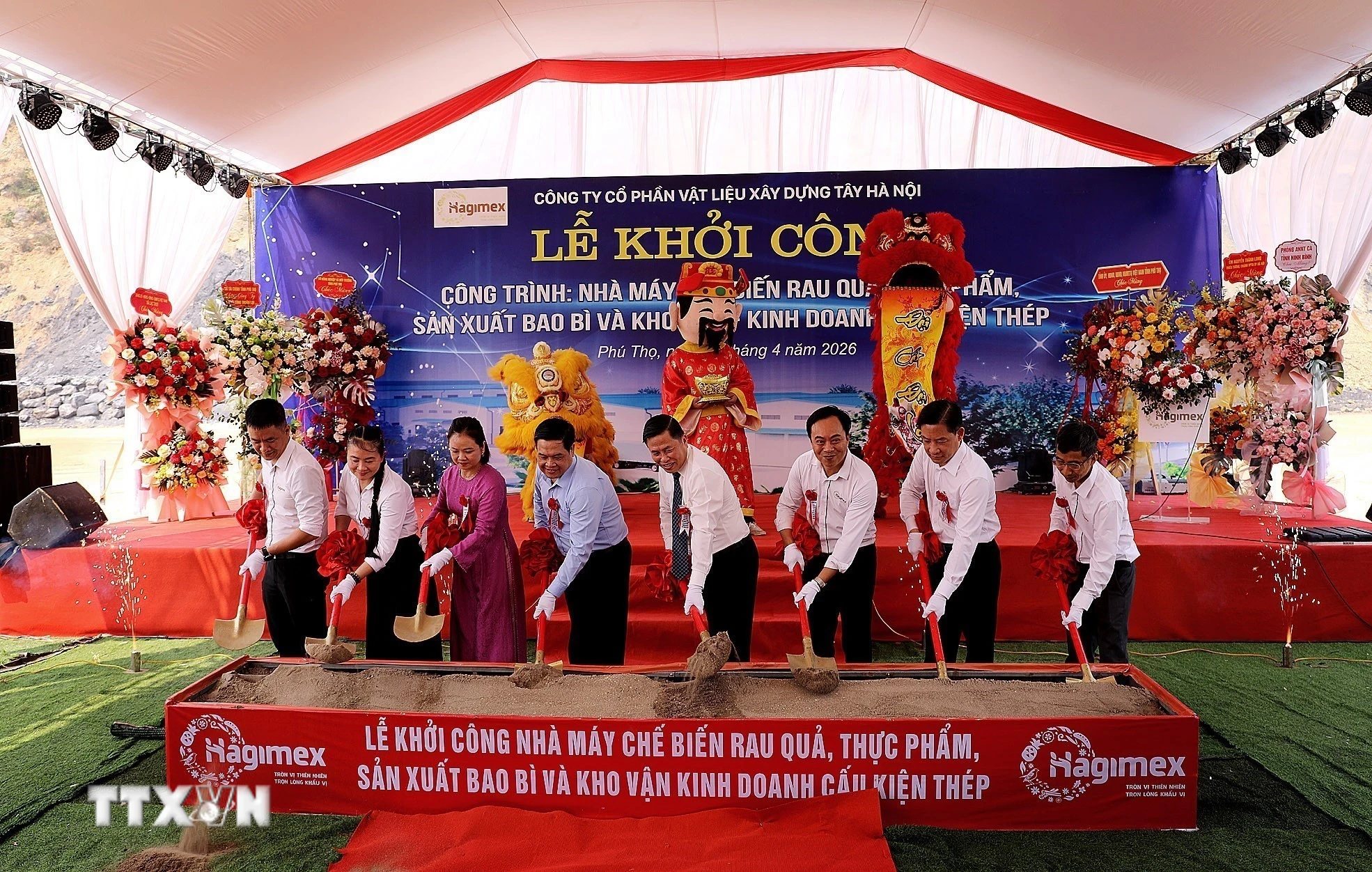 Phú Thọ khởi công nhà máy chế biến rau quả trị giá 230 tỷ đồng