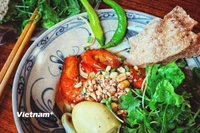 Mỳ Quảng được vinh danh. (Ảnh: Mai Mai/Vietnam+)