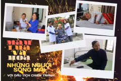 Những người sống mãi với dấu tích chiến tranh
