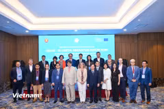 Diễn đàn Đổi mới sáng tạo số ASEAN - EU 2026 diễn ra trong khuôn khổ Tuần lễ Số Quốc tế Việt Nam năm 2026. (Ảnh: Minh Sơn/Vietnam+)
