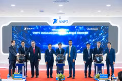 Tập đoàn Bưu chính Viễn thông Việt Nam (VNPT) và Tập đoàn Qualcomm chính thức ra mắt Trung tâm Xuất sắc VNPT - Qualcomm (VQEC). (Ảnh: Minh Sơn/Vietnam+)