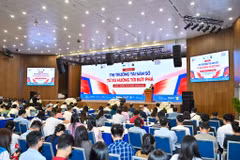 Toàn cảnh Diễn đàn “Thị trường tài sản số: Từ xu hướng tới bứt phá." (Ảnh: Minh Sơn/Vietnam+)