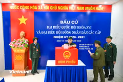 Các tổ bầu cử ở Thủ đô vận hành mẫu quy trình bỏ phiếu, sẵn sàng phục vụ cử tri