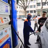 Một điểm bán xăng dầu của Petrolimex. (Ảnh: Đức Duy/Vietnam+)