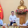 Bộ trưởng Bộ Công Thương Nguyễn Hồng Diên phát biểu tại hội nghị. (Ảnh: PV/Vietnam+)