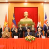 Chính thức ký kết Hiệp định Thương mại Tự do Việt Nam-EFTA (VEFTA). (Ảnh: BCT/Vietnam+)