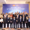 Các đại biểu tham gia một trong những phiên đàm phán Hiệp định thương mại tự do EFTA và Việt Nam. (Ảnh: Bộ Công Thương)