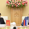 Ký kết Bản ghi nhớ giữa Bộ Công Thương Việt Nam và Nga về hợp tác nghiên cứu khoa học, phát triển công nghệ và đổi mới sáng tạo trong lĩnh vực công nghiệp. (Ảnh: Trần Việt/TTXVN)