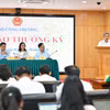 Họp báo thường kỳ quý 3/2026 của Bộ Công Thương tổ chức chiều ngày 7/10. (Ảnh: Nguyễn Nam/BCT)