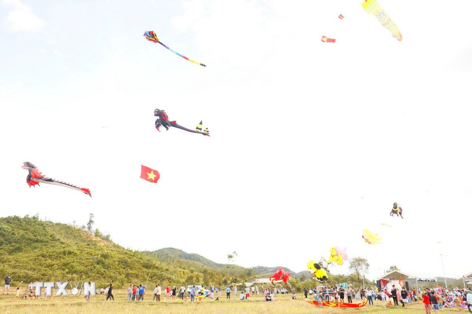 Lễ hội thu hút đông đảo người dân đến tham quan và trải nghiệm. (Ảnh: Nhật Bình/TTXVN)