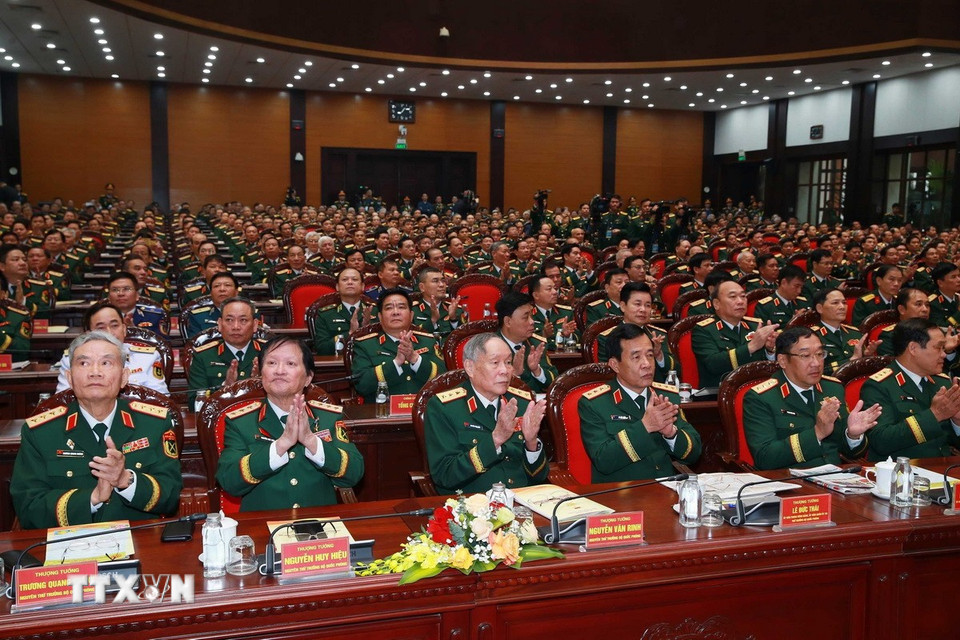 Các đại biểu tham dự buổi lễ. (Ảnh: Trọng Đức/TTXVN)