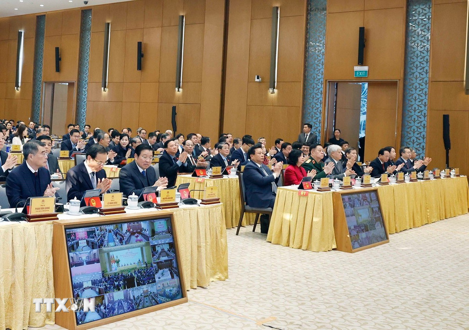 Các đại biểu tham dự hội nghị. (Ảnh: Thống Nhất/TTXVN)