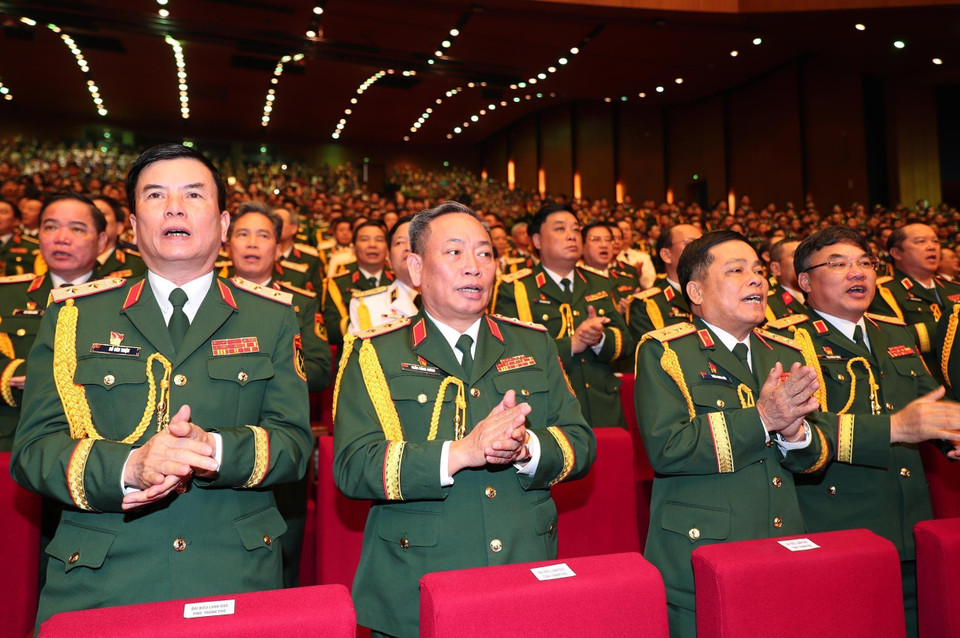 Các đại biểu dự lễ kỷ niệm. (Ảnh: Trọng Đức/TTXVN)