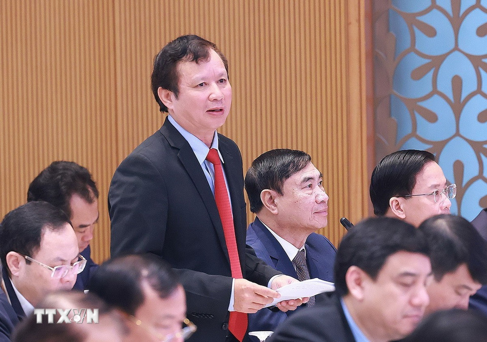 Bí thư Thành ủy Huế Lê Trường Lưu phát biểu. (Ảnh: Dương Giang/TTXVN)