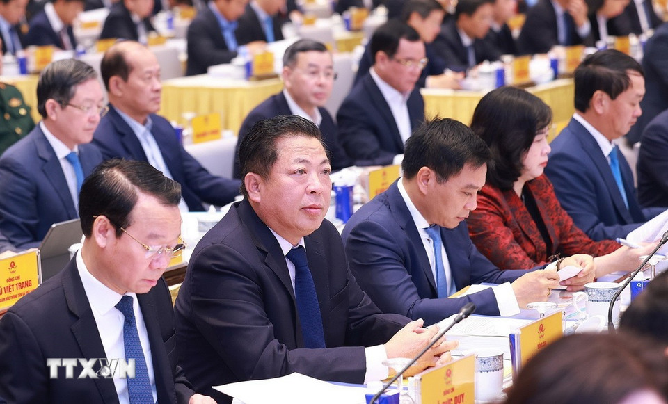 Đại biểu đại diện các bộ, ngành tham dự hội nghị. (Ảnh: Dương Giang/TTXVN)