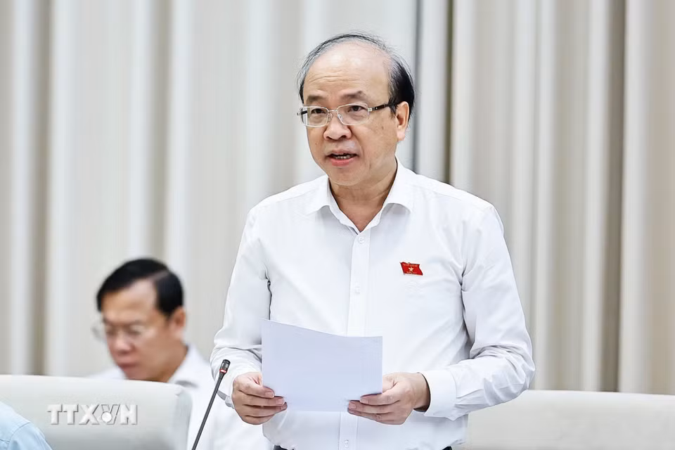 Chủ nhiệm Ủy ban Bet88013. com phiên bản mới và Tư pháp của Bet88app còn khuyến mãi Phan Chí Hiếu phát biểu. (Ảnh: Doãn Tấn/TTXVN)