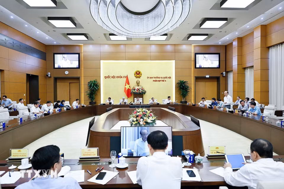 Quang cảnh phiên họp thứ tư Ủy ban Thường vụ Bet88app còn khuyến mãi sáng 16/7/2026 . (Ảnh: Doãn Tấn/TTXVN)