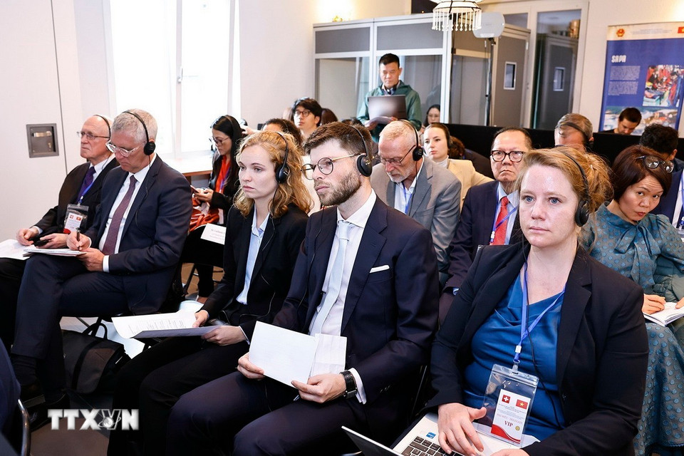 Đại biểu dự toạ đàm. (Ảnh: Doãn Tấn/TTXVN)
