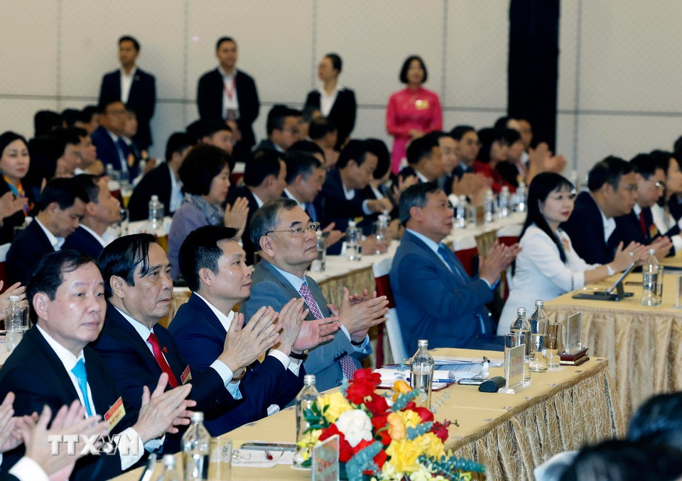 Các đại biểu tham dự Hội nghị toàn quốc triển khai nhiệm vụ năm 2026 của ngành Tuyên giáo và Dân vận. (Ảnh: Thống Nhất/TTXVN)