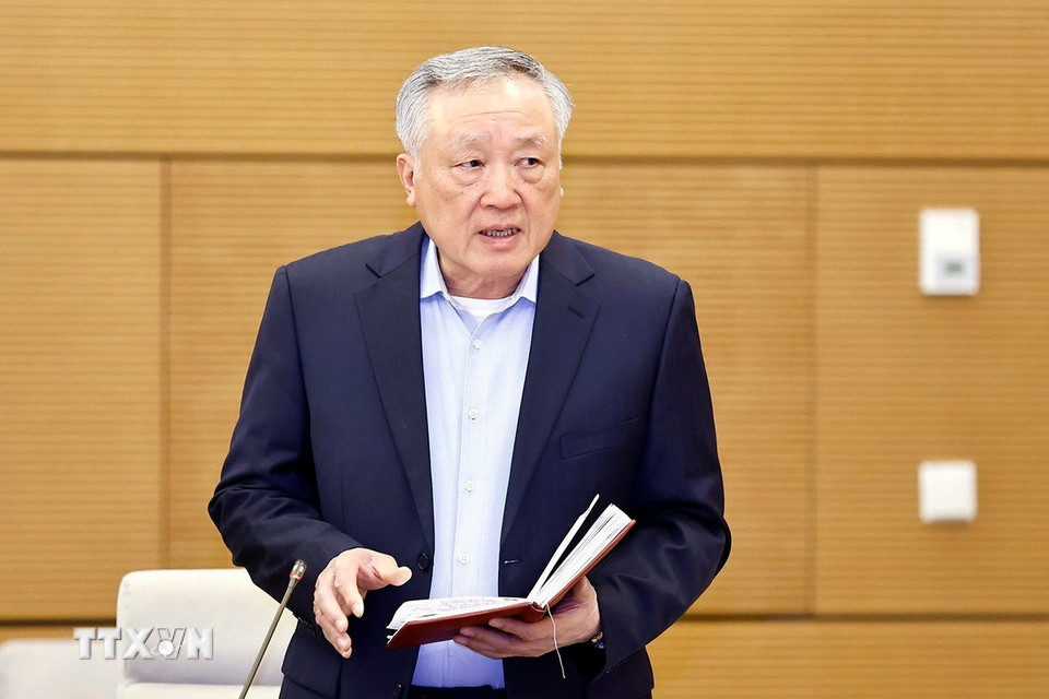 Phó Thủ tướng Thường trực Chính phủ Nguyễn Hòa Bình phát biểu. (Ảnh: Doãn Tấn/TTXVN)