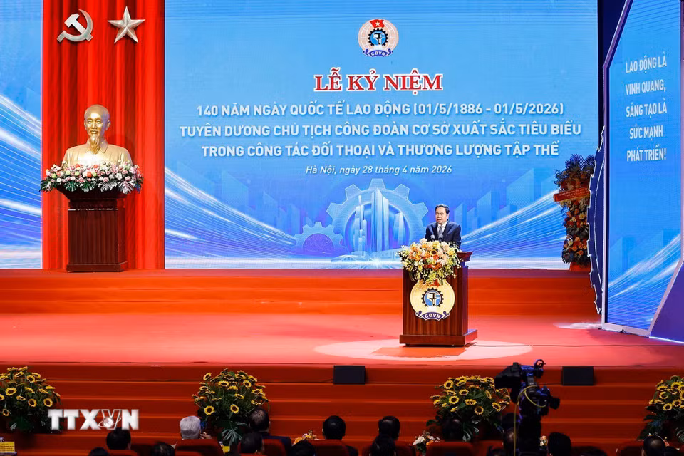 Chủ tịch Quốc hội Trần Thanh Mẫn phát biểu chỉ đạo. (Ảnh: Doãn Tấn/TTXVN)