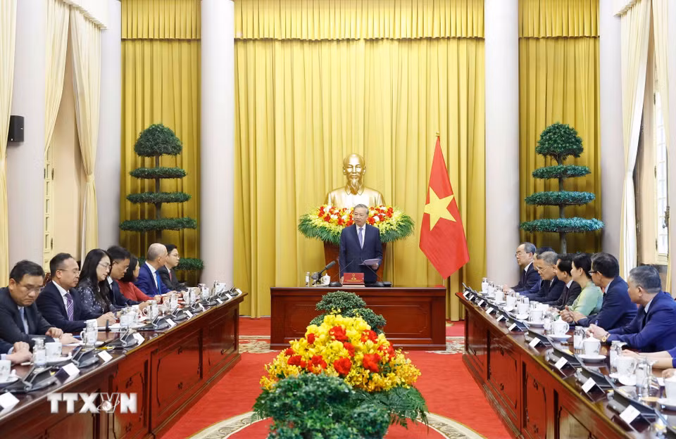 Tổng Bí thư, Chủ tịch nước Tô Lâm phát biểu. (Ảnh: Thống Nhất/TTXVN)
