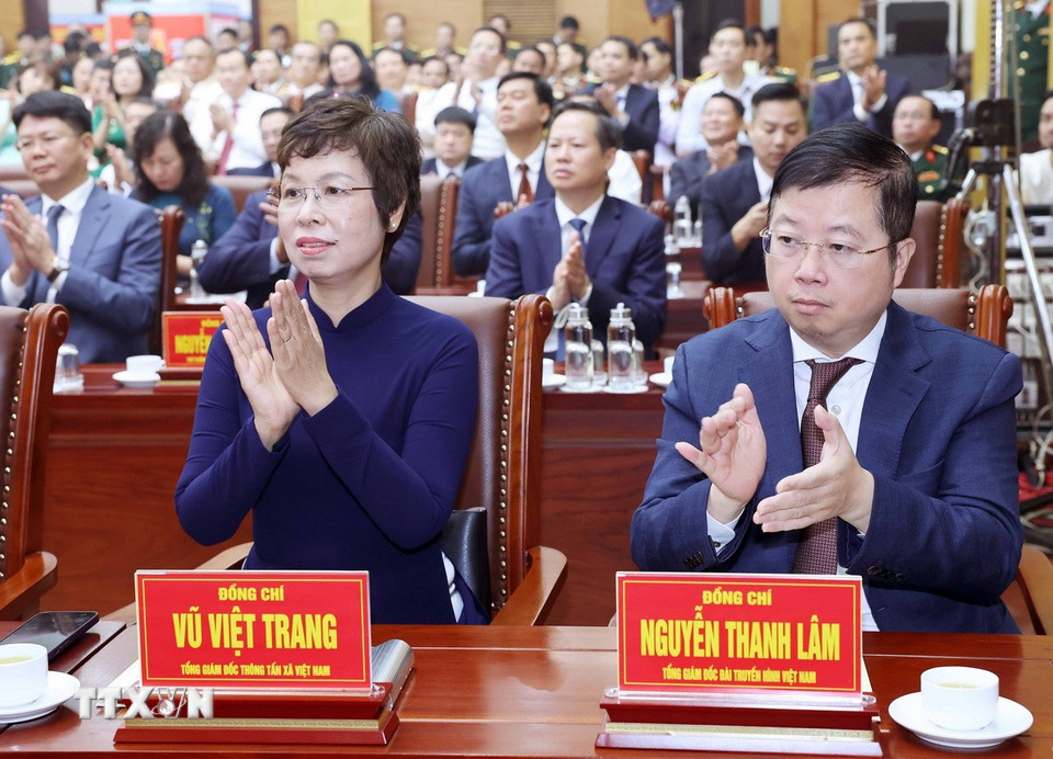 Các đại biểu tham dự buổi lễ. (Ảnh: Thống Nhất/TTXVN)