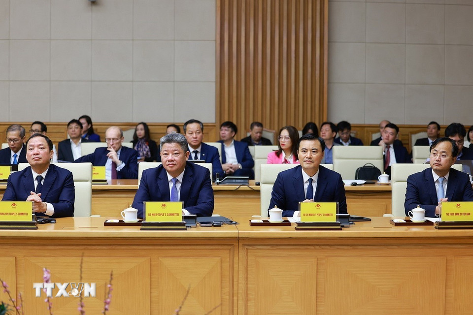 Đại diện các bộ, ngành, địa phương của Việt Nam tham dự tọa đàm. (Ảnh: Dương Giang/TTXVN)