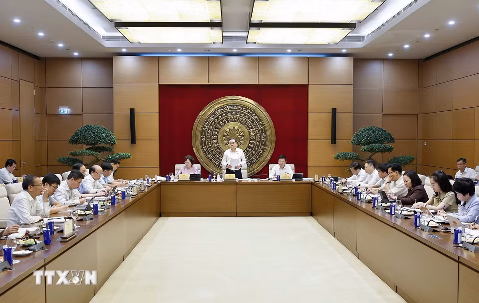 Chủ tịch Quốc hội Trần Thanh Mẫn phát biểu. (Ảnh: Doãn Tấn/TTXVN)