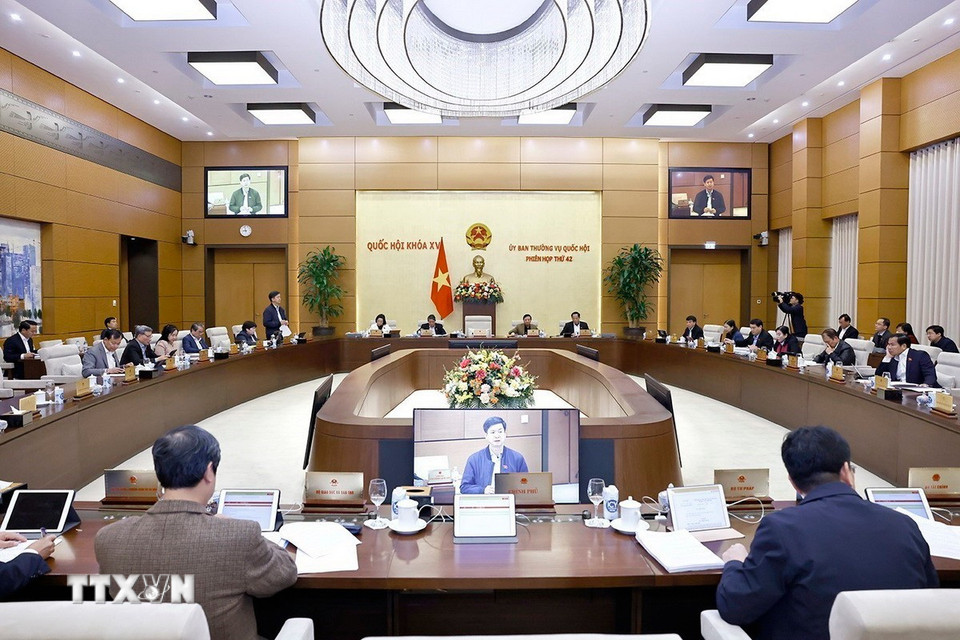 Quang cảnh phiên họp. (Ảnh: Doãn Tấn/TTXVN)