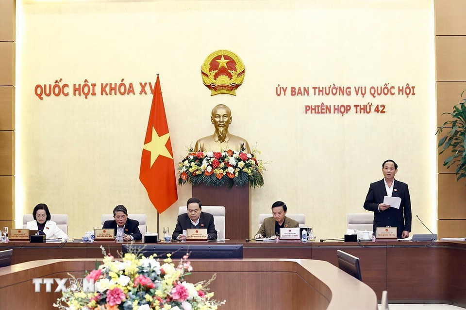 Phó Chủ tịch Quốc hội Trần Quang Phương phát biểu. (Ảnh: Doãn Tấn/TTXVN)