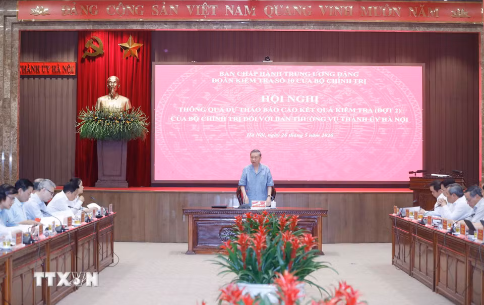 Tổng Bí thư, Chủ tịch nước Tô Lâm phát biểu. (Ảnh: Thống Nhất/TTXVN)