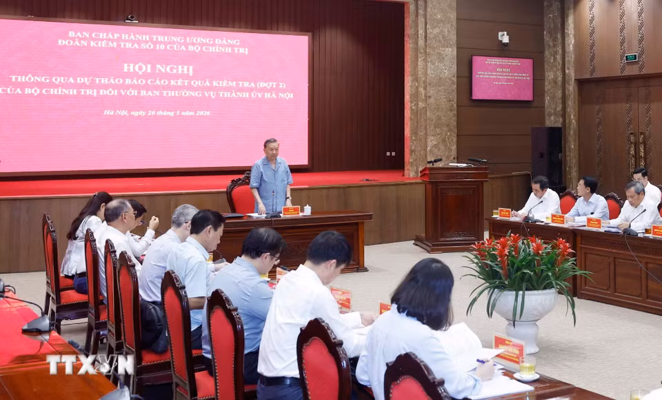 Tổng Bí thư, Chủ tịch nước Tô Lâm phát biểu. (Ảnh: Thống Nhất/TTXVN)