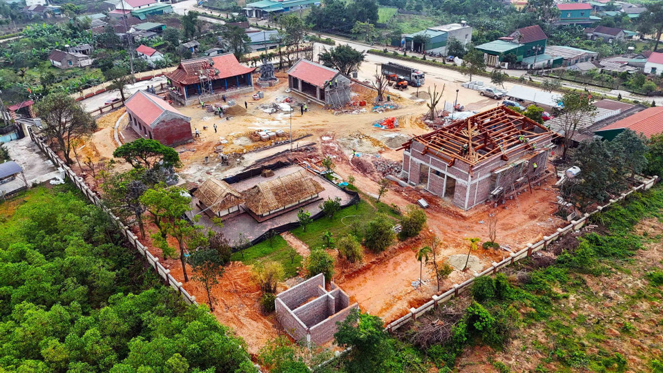 Dự án tu bổ, tôn tạo khu mộ và khu lưu niệm cố Tổng Bí thư Hà Huy Tập có tổng mức đầu tư 50 tỷ đồng, khởi công từ tháng 11/2025. (Ảnh: Hữu Quyết/TTXVN)