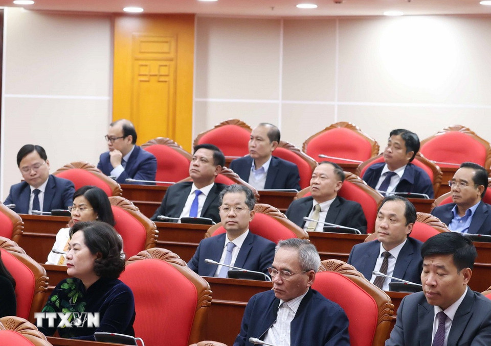 Các đại biểu dự phiên bế mạc. (Ảnh: Thống Nhất/ TTXVN)