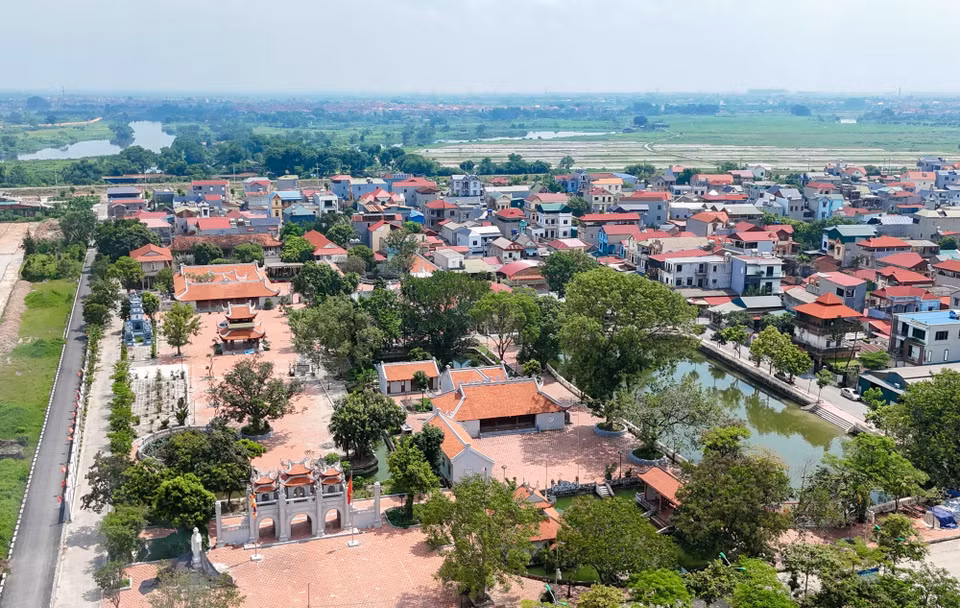 Xã Thư Lâm (Hà Nội) thí điểm mô hình "xã hội chủ nghĩa", tập trung xây dựng không gian văn hóa kích cầu du lịch, lấy hạnh phúc người dân làm trung tâm. (Ảnh: Phan Phương/TTXVN)