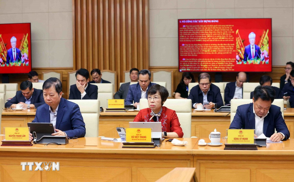 Các đại biểu tham dự hội nghị. (Ảnh: Phạm Kiên/TTXVN)