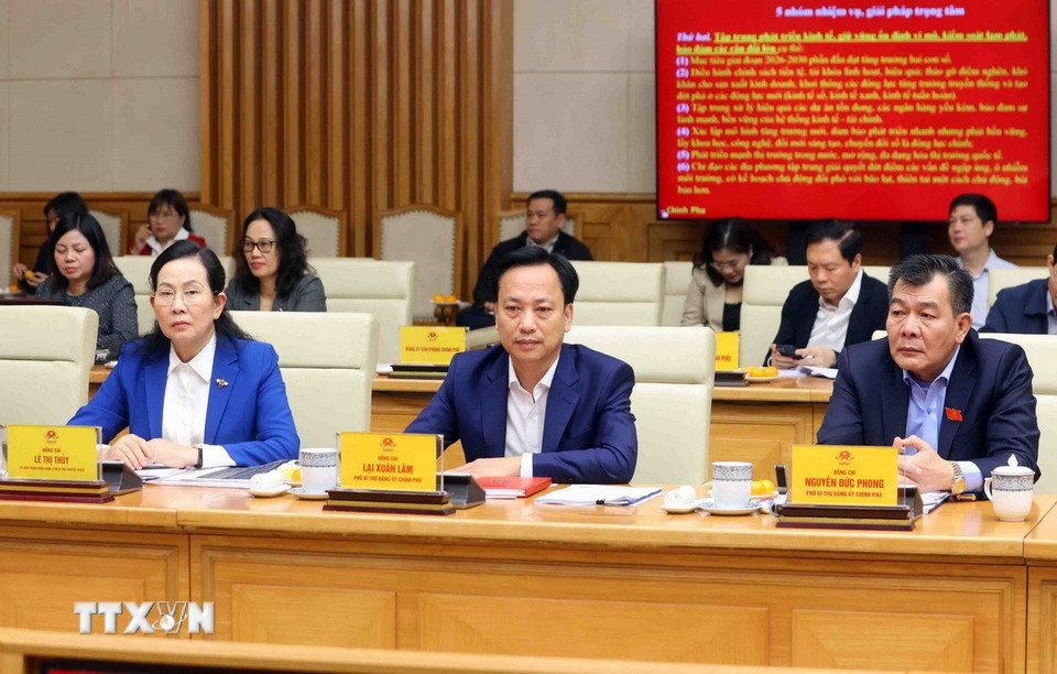 Các đại biểu tham dự hội nghị. (Ảnh: Phạm Kiên/TTXVN)