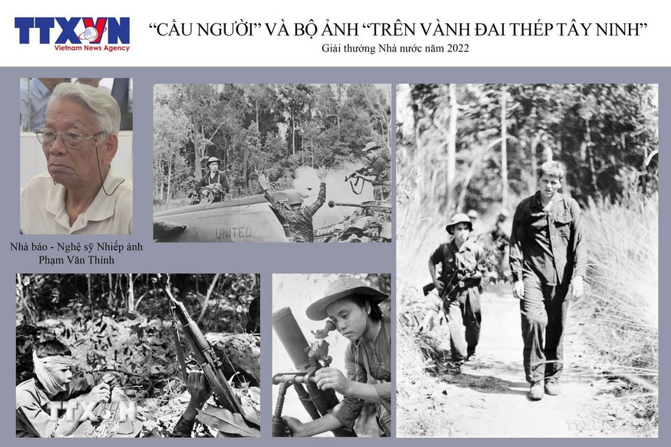 Tác phẩm “Trên vành đai thép Tây Ninh”của tác giả Phạm Văn Thính được nhận Giải thưởng Nhà nước về Văn học nghệ thuật năm 2022. (Ảnh: TTXVN)