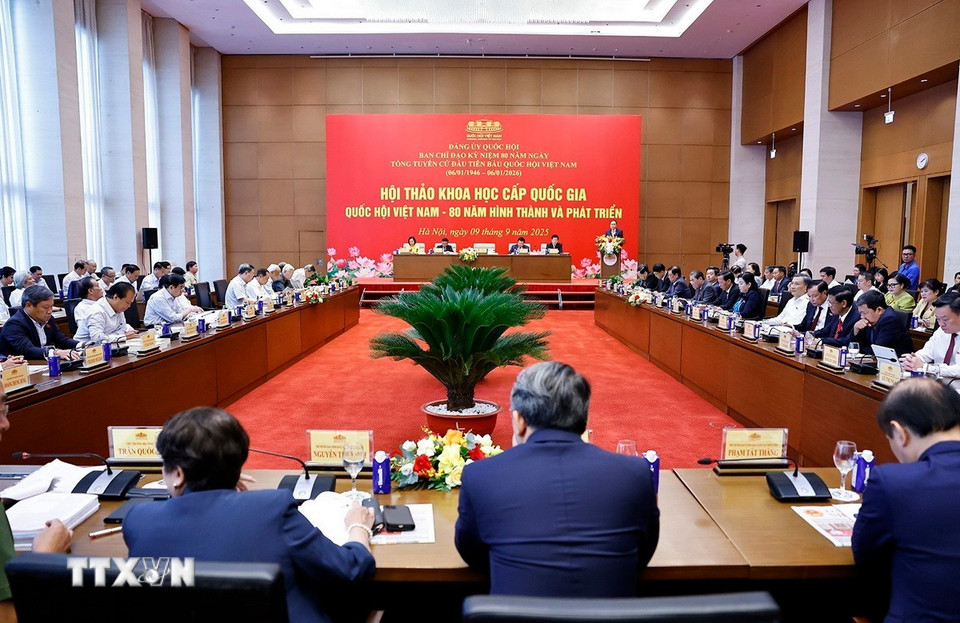 Quang cảnh hội thảo. (Ảnh: Doãn Tấn/TTXVN)