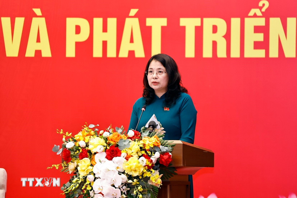 Phó Chủ nhiệm Ủy ban Pháp luật và Tư pháp của Quốc hội Trần Hồng Nguyên phát biểu. (Ảnh: Doãn Tấn/TTXVN)