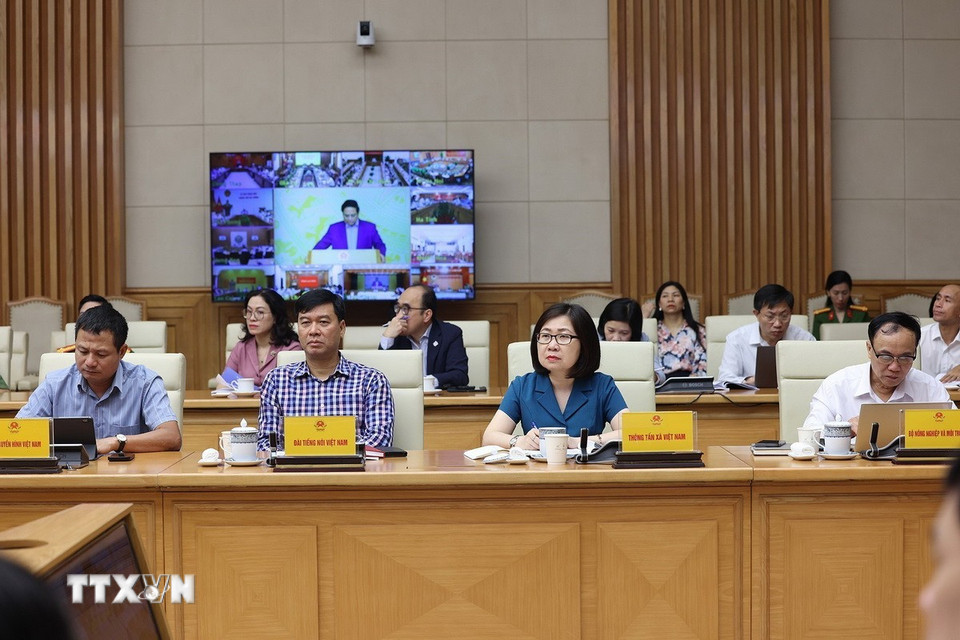 Các đại biểu tham dự Hội nghị triển khai Chương trình mục tiêu quốc gia phòng, chống ma túy đến năm 2030. (Ảnh: Dương Giang/TTXVN)