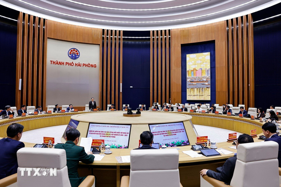 Chủ tịch Quốc hội Trần Thanh Mẫn phát biểu. (Ảnh: Doãn Tấn/TTXVN)