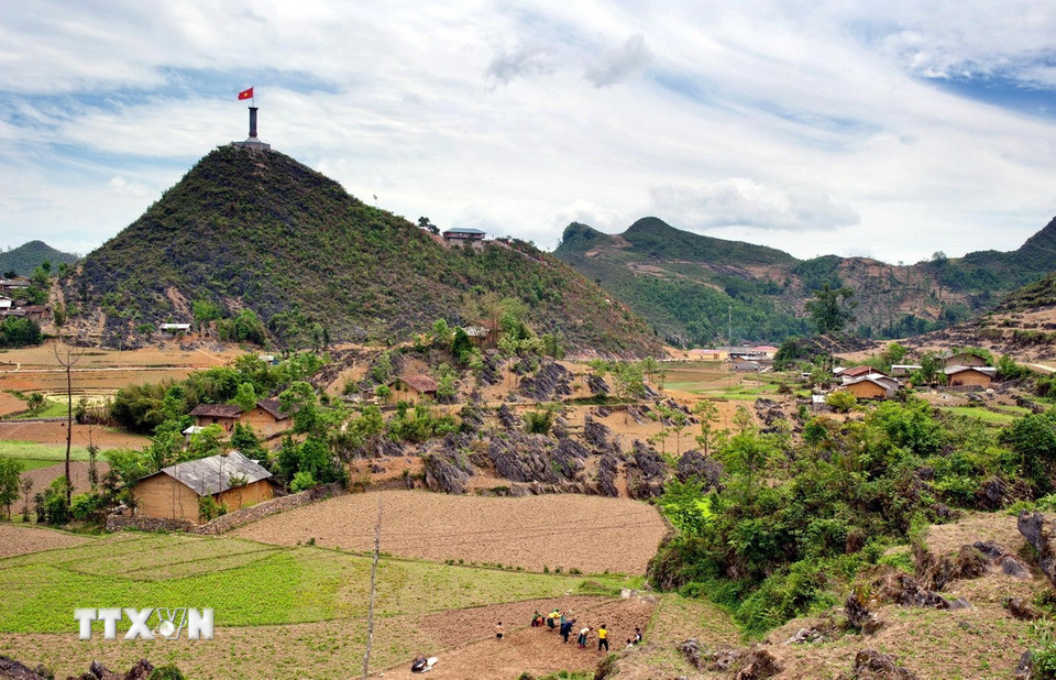 Cao nguyên đá Đồng Văn. (Ảnh: TTXVN phát)