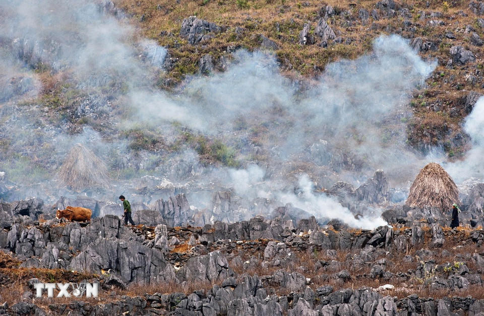 Cao nguyên đá Đồng Văn. (Ảnh: TTXVN phát)