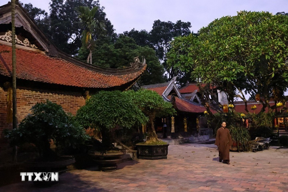 Chùa Vĩnh Nghiêm, còn được gọi là chùa Đức La, được công nhận là một trung tâm Phật giáo, nơi đào tạo tăng đồ cho cả nước, nơi phát tích Tam Tổ phái Thiền Trúc Lâm của Phật giáo Việt Nam. (Ảnh: Minh Đức/TTXVN)