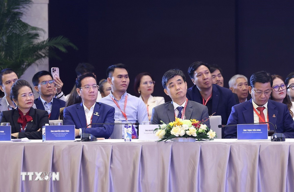 Các đại biểu tham dự phiên họp cấp cao "Toàn cảnh Kinh tế tư nhân lần thứ nhất" (ViPEL 2025). (Ảnh: Dương Giang/TTXVN)