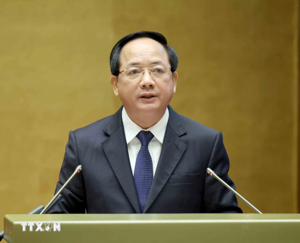 Đồng chí Trịnh Văn Quyết, Uỷ viên Bộ Chính trị, Bí thư Trung ương Đảng, Trưởng Ban Tuyên giáo và Dân vận Trung ương quán triệt nội dung trọng tâm của Nghị quyết số 80-NQ/TW của Bộ Chính trị về phát triển văn hóa Việt Nam. (Ảnh: Phương Hoa/TTXVN)